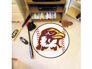 Quincy University COL Sports Team Logo Round Baseball Indoor Outdoor Area Rug Nylon Floor Mat 27