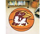 Quincy University COL Sports Team Logo Round Indoor Area Rug Basketball Floor Mat Carpet 27 Orange