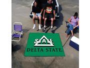 COL Delta State University Team Logo 60 x 72 Tailgater Indoor Outdoor Area Rug Floor Mat