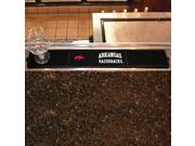 Fanmats University of Arkansas Team Logo Rubber Non Spill Safe Serving Bar Kitchen Drink Mat 3.25x24