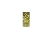 Mayer mill Brass Wall sconce candle hldr pineapple