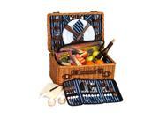 Picnic Plus Wynberrie 4 Person Picnic Basket Willow