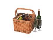 Picnic Plus Tivoli Wine Basket Willow