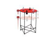 Picnic Plus Scrimmage Tailgate Table Red