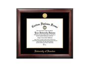 Campus Images University Of Houston Gold Embossed Diploma Frame