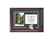 Campus Images Michigan State University Beaumont Hall Spirit Graduate Frame With Campus Image