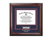 Campus Images Florida Atlantic University Spirit Diploma Frame