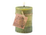 Koehler Home Decor Serenity Leaf Pillar Candle