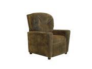 Child Recliner with Cup Holder Brown Bomber DZD9949