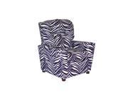 Child Recliner with Cup Holder Zebra DZD12056