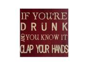 Clap Your Hands Wood Home Decorative Wall Art