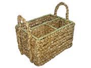 Chenugs Seagrass Rectangular Garden Tool Basket