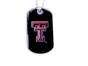 Texas Tech Red Raiders Dog Tag Necklace Charm Chain NCAA