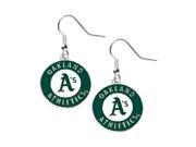 Oakland Athletics MLB Dangle Logo Charm Earring Set