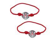 Arizona Wildcats Stretch Bracelets Set of 2 Hair Ties NCAA
