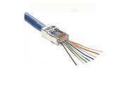 Shielded EZ RJ45® for CAT5e CAT6 Clam Pack of 10 pieces 100021