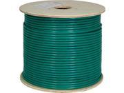 Category 6 STP 1000 8 Conductor Bulk Green PVC Jacket FTP Shieled AWG23 Solid Bare Copper Wooden Spool UL ETL