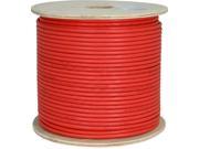 Category 6 STP 1000 8 Conductor Bulk Red PVC Jacket FTP Shieled AWG23 Solid Bare Copper Wooden Spool UL ETL