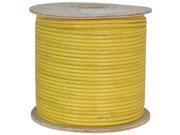 Category 6 STP 1000 8 Conductor Bulk Yellow PVC Jacket FTP Shieled AWG23 Solid Bare Copper Wooden Spool UL ETL