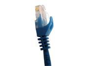 Cat5e 10ft Blue Mold injection snagless Patch Cord Stranded UTP 072 625 10bl