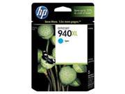Hewlett Packard HP 940XL OEM Ink Cartridge Cyan HPC4907AN