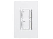 Lutron Electronics MA LFQHW WH Light and Fan Controller with Wall Plate White