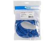 25 PK PATCH CORD CAT 5e 3 BLUE