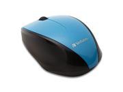 Wireless Mouse Blue LED Easy Grip 3 7 8 x2 1 2 x1 1 2 BE
