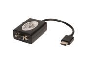 Tripp Lite HDMI to VGA Audio Adapter Video Converter with 6 Inch Cable P131 06N