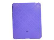 IPS122 Plaid Flexible TPU Protective Skin for iPad? Purple