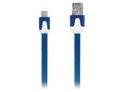 iEssentials 3.3ft Micro USB Flat Colored Charge and Sync Cable