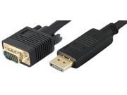 AddOn DISPLAYPORT2VGA6F 6 DisplayPort to VGA Adapter Cable Black