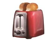 Brentwood TS 292R Red and Stainless Steel 2 Slice Cool Touch Toaster