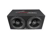 Audiopipe Super Bass Combo pack 600W Max Dual 12 Loaded Box Amp Amp Kit APSB1299PP