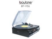 Boytone BT 17DJB C Multi RPM Turntable Black