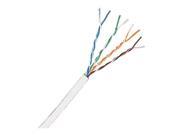 Comprehensive Cat 5e 350 MHz Shielded Solid White Bulk Cable 1000ft
