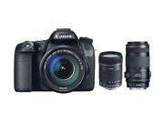 Eos 70d Camera W/ Ef-s 18-135mm Is And Ef 70-300 Xtra Lens (0345b002)