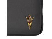 Altego Carrying Case Sleeve for 15 Notebook Black Neoprene Arizona State Embroidered Logo
