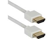 QVS 3ft High Speed HDMI UltraHD 4K with Ethernet Thin Flexible Cable