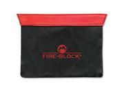 MMF 2320420D0407 Fire Block Document Portfolio 12 1 2 X 10 X 1 2 Red Black
