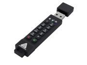 Apricorn Aegis Secure Key 3Z 16GB 256 bit AES XTS Hardware Encrypted FIPS 140 2 Level 3 Validated Secure USB 3.0 Flash Drive ASK3Z 16GB