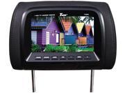 Tview 7 TFT LCD Car Headrest and MonitorPair Black
