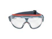 3M GG501SGAF Gogglegear 500Series Safety Goggles Antifog Red Black Frame Clear Lens 10 Ctn