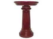 SP Bird Bath Medium Merlot