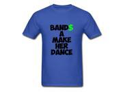 Bandz A Make Her Dance Men Custom Blue New X large T shirts