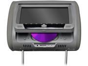Tview 9 Headrest Monitor with DVD Player Sold in Pairs Gray