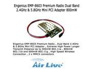 Engenius EMP 8603 Premium Radio Dual Band 2.4GHz 5.8GHz Mini PCI Adapter 800mW