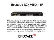 Brocade ICX7450 48P Switch