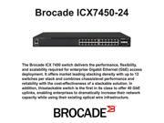 Brocade ICX7450 24 Switch