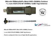 Mikrotik RBMetal9HPn Metal 9HPn 900MHz Outdoor 900MHz 12dBi Yagi Antenna